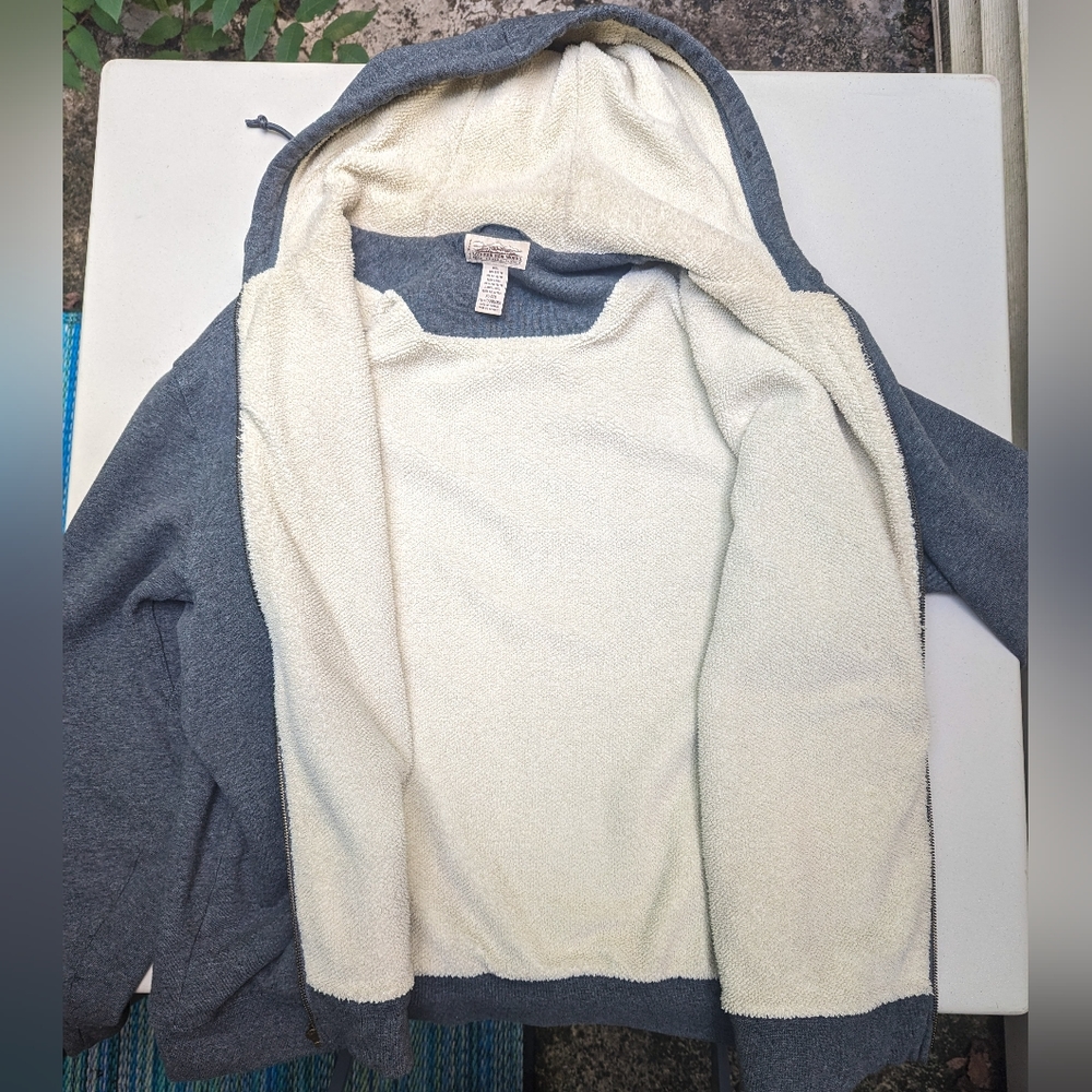 LL Bean Katahdin Iron works fleece lined hoodie XL